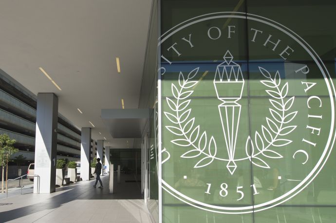 the university of the pacific seal on the san francisco campus