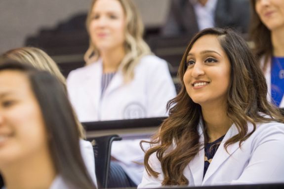 Students in class at Pacific's School of Health Sciences