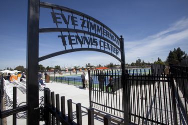 Eve Zimmerman Tennis Center Archway