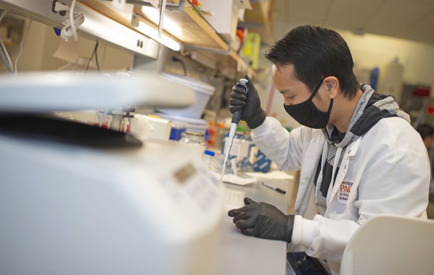 researcher in lab