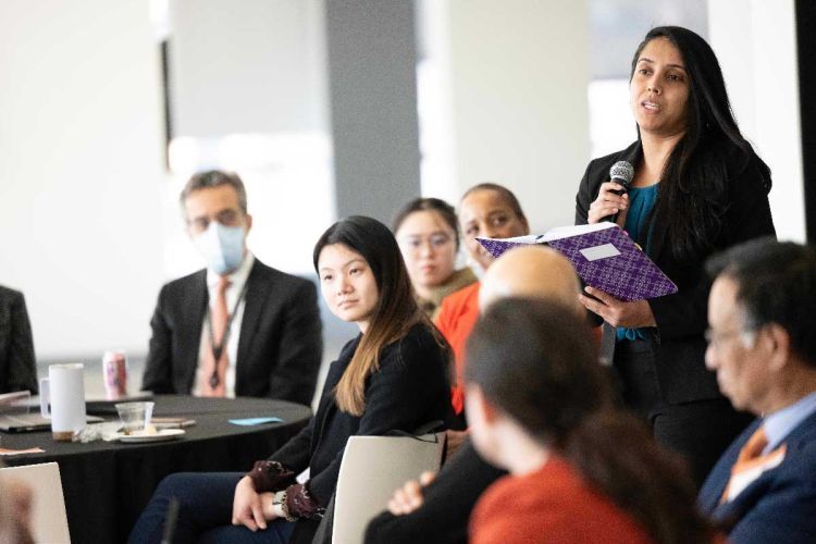 Attendees participated in roundtable discussions to explore ways to improve health equity.