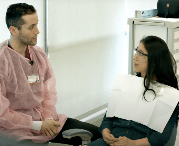 Clinician and patient